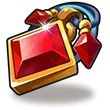 Red Gem Lock - lock - No Background PNG