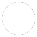 Black Circle - geometric shape - solid color - Transparent Layer PNG