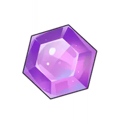 Purple Gemstone - purple - hexagon - No Background PNG