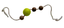 Colored Bead Necklace - homemade - No Watermark PNG