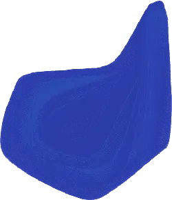 Blue Abstract Shape - Highly Rated PNG
