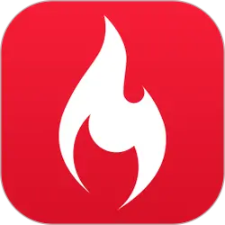 Fire Flame - icon - Transparent Background PNG