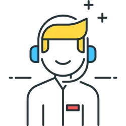 Person with Headphones - headphones - PNG