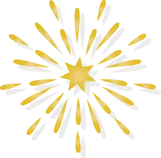 Fireworks - gold - Free for Commercial Use PNG