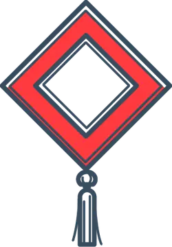 Diamond Windmill - red - Lossless PNG
