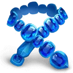 Blue Bubble Bracelet - jewellery - Lossless PNG