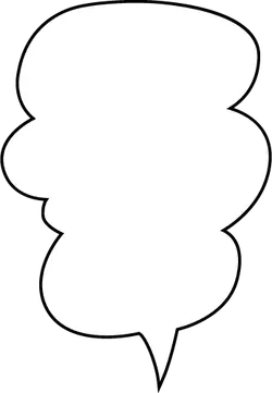 Speech Bubble - text - High Resolution PNG