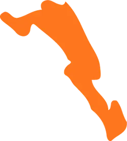 Jumping Person - orange - Free Download PNG