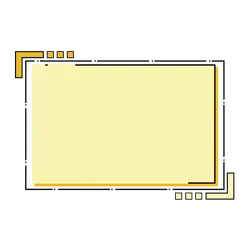 Yellow Frame - yellow - Free PNG