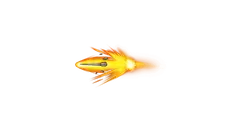 Rocket - flying vehicle - PNG