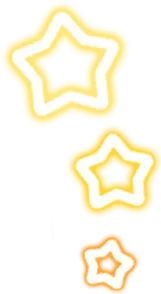 Glowing Star - black background - Free PNG