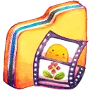 Folder - colorful - No Background PNG