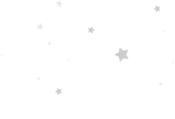 Crescent Moon and Stars - black and white - Free PNG