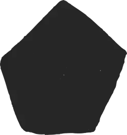 Gray Pentagon - gray - Transparent Background PNG
