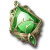 Green Gem - jewelry - rare - PNG Images