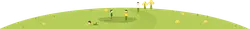 Kids on the Grass - happiness - Transparent Layer PNG