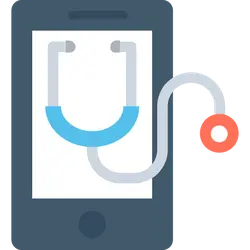 Stethoscope Phone - technology - Transparent Background PNG