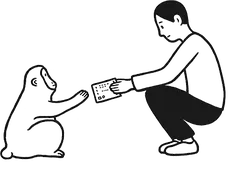 Monkey and Human Interaction - interaction - High Resolution PNG