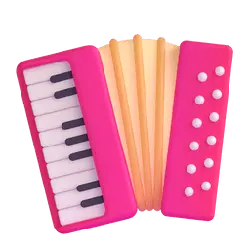 Pink Accordion - children - PNG Images