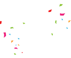 Colorful Confetti - celebration - Trending PNG