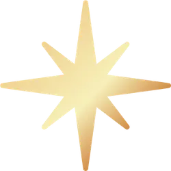 Gold Star - Designer Recommended PNG