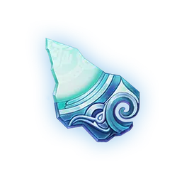 Blue Crystal Shard - gem - Transparent Background PNG