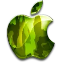 Apple Logo - green - Transparent Layer PNG