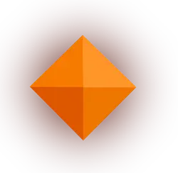 Orange Diamond - shape - High Resolution PNG
