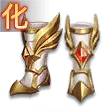Gold Boots - wings - High Resolution PNG