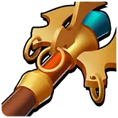 Golden Staff - No Watermark PNG