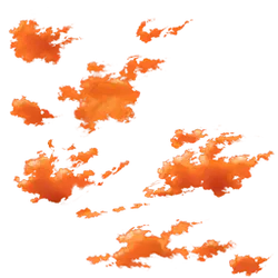 Orange Clouds - nature - PNG Images