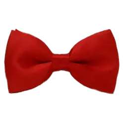 Red Bow Tie - formal accessory - High Resolution PNG