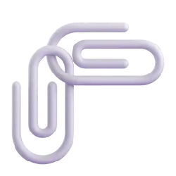 Paperclip - office - abstract - PNG