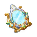 Gem Decorated Mirror Frame - mirror - PNG Images