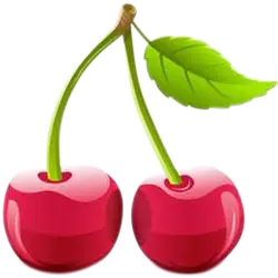 Cherry - red - leaf - Transparent Background PNG