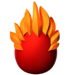 Fireball - red - High Resolution PNG