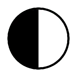 Half Circle - minimalism - PNG Images