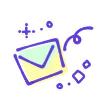Envelope Icon - minimalist - No Background PNG