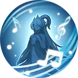 Blue-Haired Girl - music - High Resolution PNG