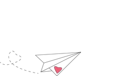 Pink Heart - minimalist - High Resolution PNG