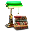 Lamp and Books - lamp - Transparent Background PNG