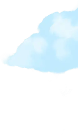 Cloud - No Watermark PNG - blue