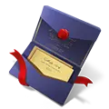 Blue Envelope - gift - Free PNG