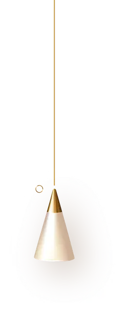 Conical Pendant Light - trendy - PNG Images