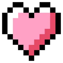 Pixel Heart - Fast Download PNG
