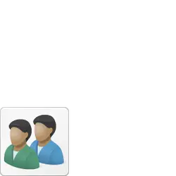 Two Person Icons - interface - No Background PNG