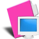 Folder and Computer Icon - icon - Transparent Layer PNG