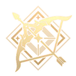 Golden Bow and Arrow - Free Download PNG