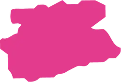 Pink Irregular Shape - geometric - No Background PNG