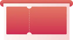 Pink Gradient Rectangle - design element - High Resolution PNG
